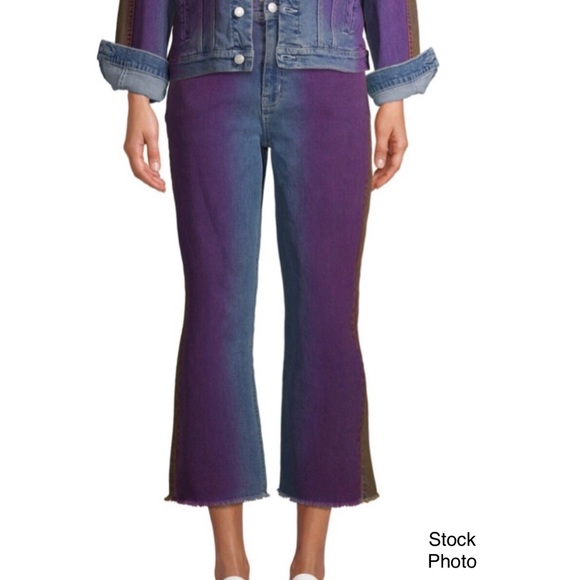Jordache Farrah Crop Flare Ombré Jeans (31) - Picture 15 of 16